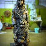Бронзовая скульптура "Дети войны"