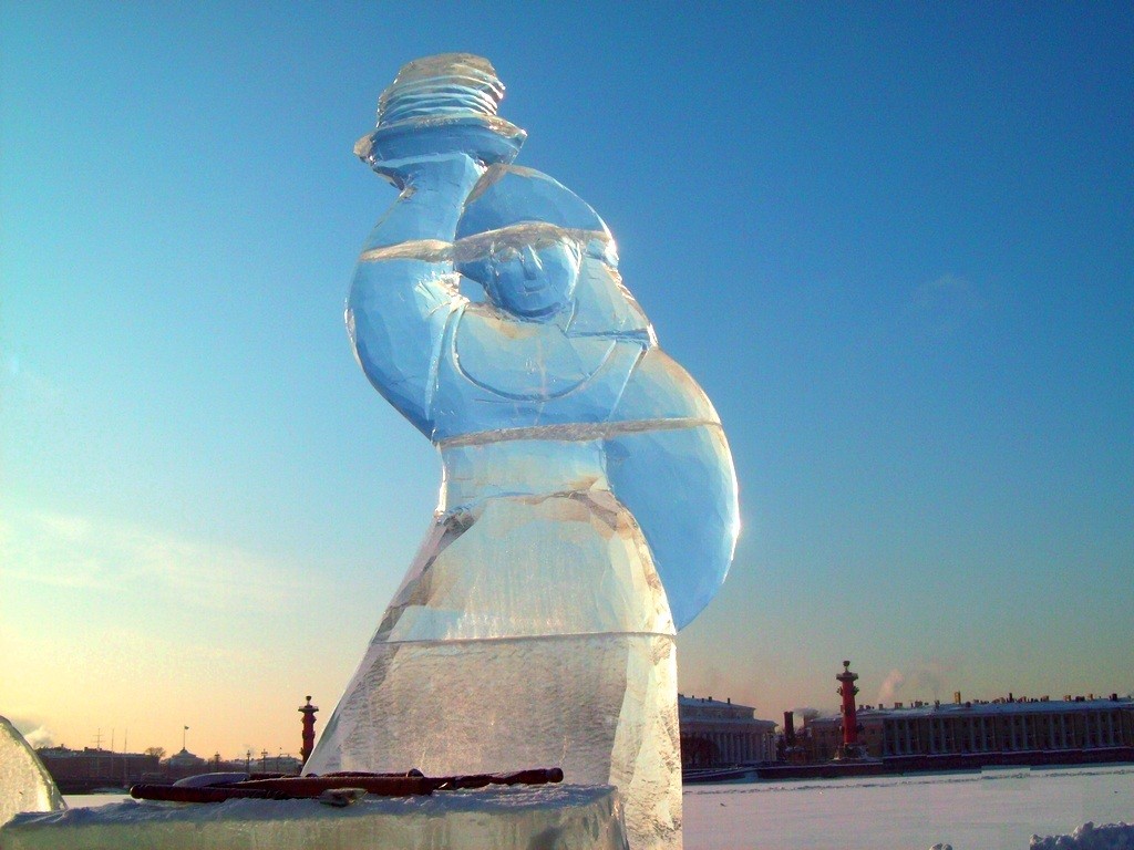 Изготовление скульптур из льда СПб