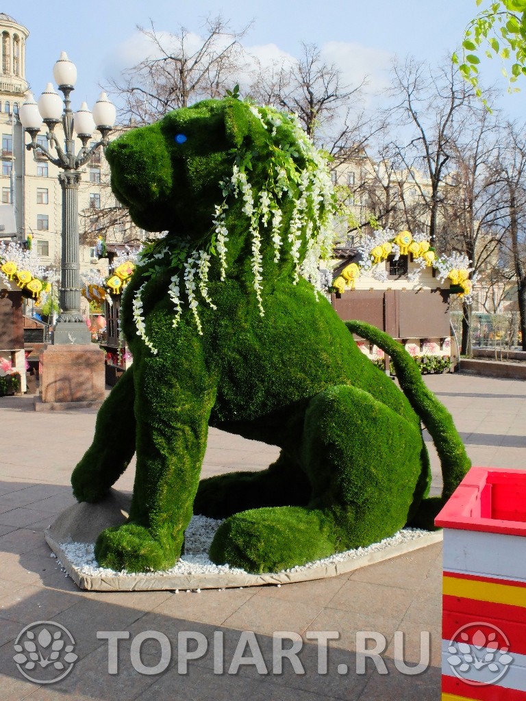 Зеленые фигуры, изготовление, доставка и установка в Москве, Краснодаре, Волгограде