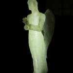 Фигура 3D из акрила светящаяся "Ангел"